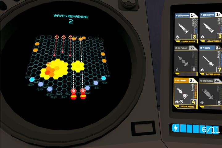 Missile Command en version espace liminaire, et pourquoi pas
