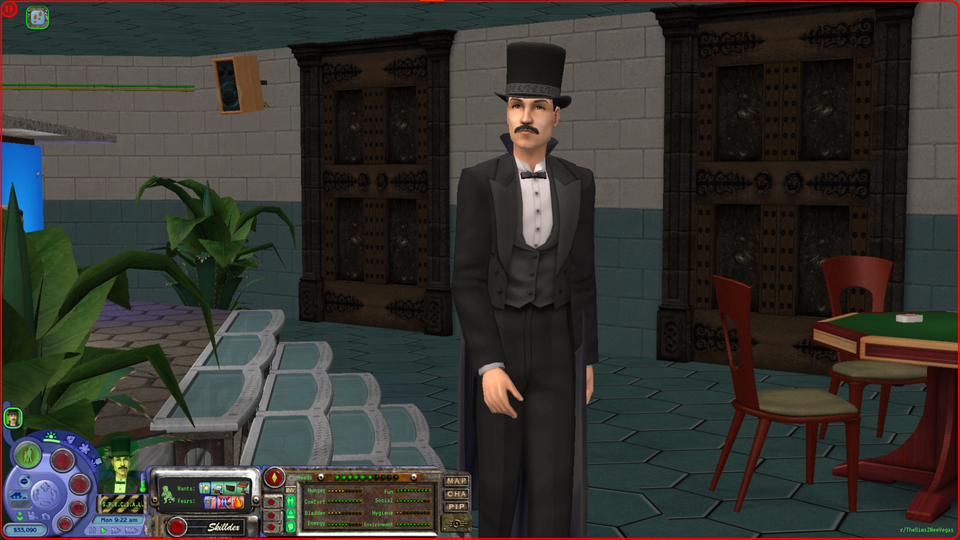 Fallout: New Vegas, mais dans Les Sims 2