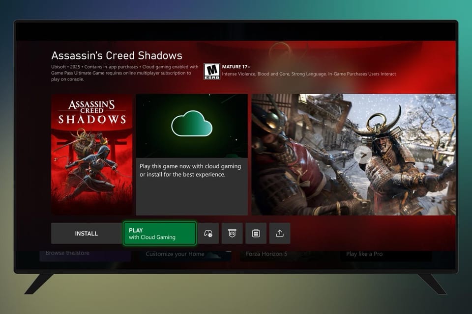 Les jeux Xbox que vous possédez peuvent être joués en streaming sur Xbox